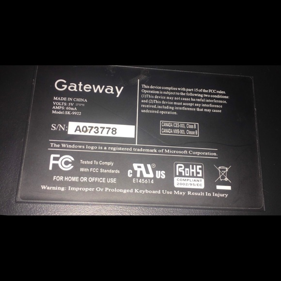 Gateway wired keyboard - Picture 3 of 5